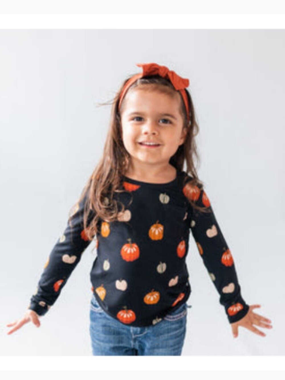 (EUC) Kyte Baby Long Sleeve Toddler Tee in Midnight Pumpkin - Size: 2T